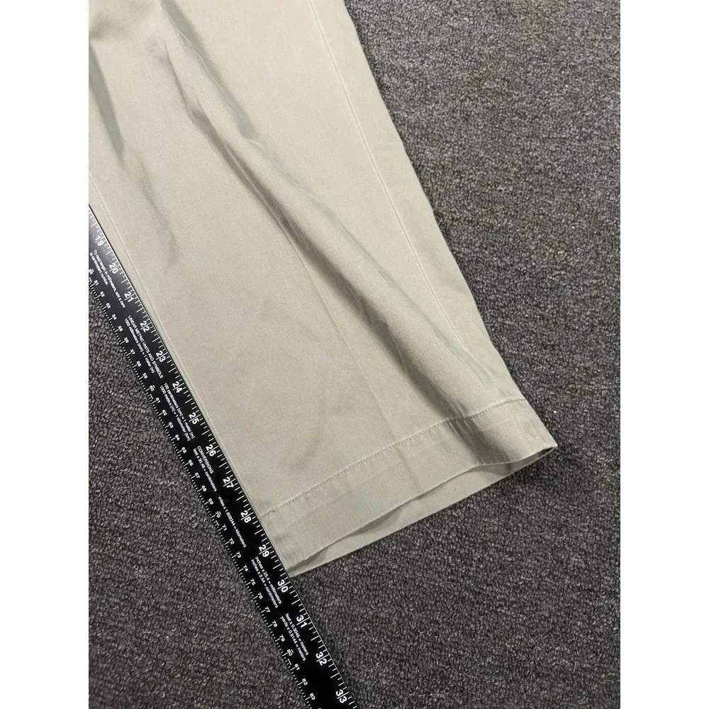 VTG‎ Polo Ralph Lauren Andrew Pants Men's 40x30 Gray Double Pleated Pony Preppy